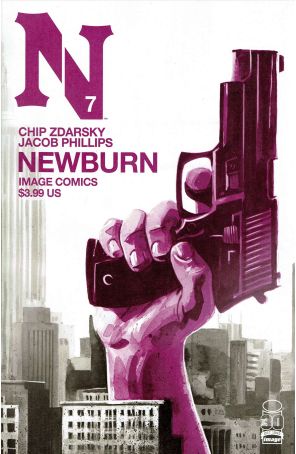 Newburn 7 published by Image with cover art by Jacob Phillips