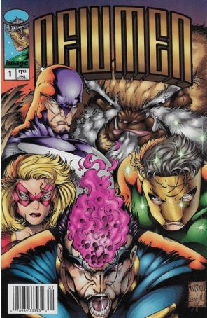 Newmen 1 (Newsstand) published by Image with cover art by Jeff matsuda, Jon Sibal, and Don Skinner