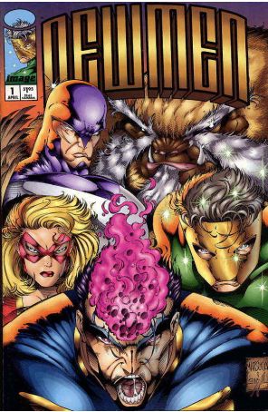 Newmen 1 published by Image with cover art by Jeff matsuda, Jon Sibal, and Don Skinner