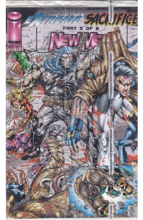 Newmen 10 (with card) published by Image with cover art by Todd Nauck