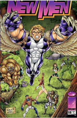 Newmen 18 published by Image with cover art by Todd Nauck