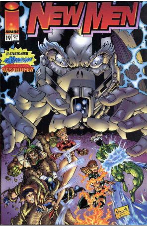 Newmen 19 published by Image with cover art by Todd Nauck