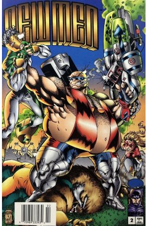 Newmen 2 (Newsstand) published by Image with cover art by Jeff Matsuda