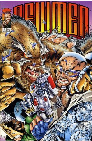 Newmen 3 published by Image with cover art by Jeff Matsuda