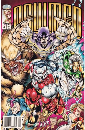 Newmen 4 (Newsstand) published by Image with cover art by Jeff Matsuda
