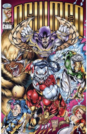 Newmen 4 published by Image with cover art by Jeff Matsuda