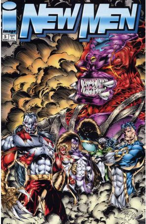 Newmen 5 published by Image with cover art by Jeff Matsuda
