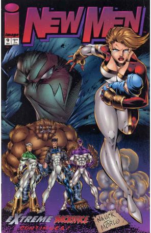 Newmen 9 published by Image with cover art by Todd Nauck
