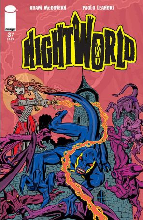 Nightworld 3 published by Image with cover art by Paolo Leandri