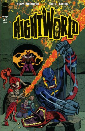 Nightworld 4 published by Image with cover art by Paolo Leandri