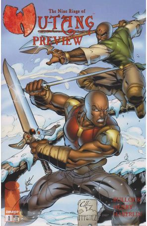 The Nine Rings of Wu-Tang Ashcan 1 published by Image with cover art by Clayton Henry