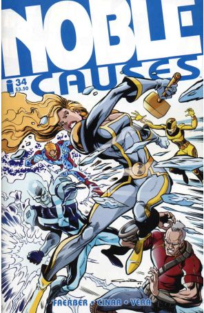 Noble Causes (Vol. 3) 34 published by Image with cover art by Yildiray Cinar