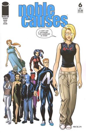 Noble Causes (Vol. 3) 6 published by Image with cover art by Fran Bueno