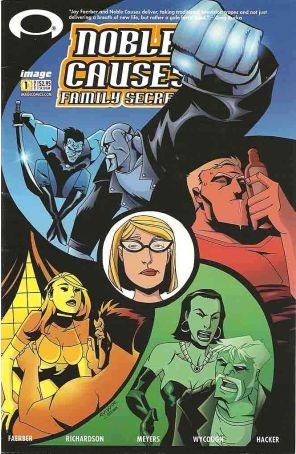 Noble Causes: Family Secrets 1A published by Image with cover art by Michael Avon Oeming