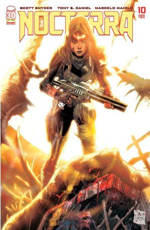 Nocterra 10C published by Image with cover art by Tony S. Daniel