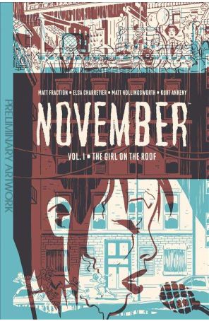 November HC 1 published by Image with cover art by Elsa Charretier