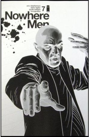 Nowhere Men 7 (2nd) published by Image with cover art by Nate Bellegarde
