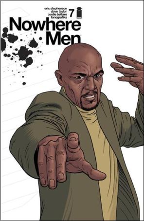 Nowhere Men 7 published by Image with cover art by Nate Bellegarde