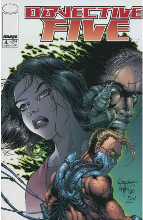 Objective Five 4 published by Image with cover art by Luke Lizalde