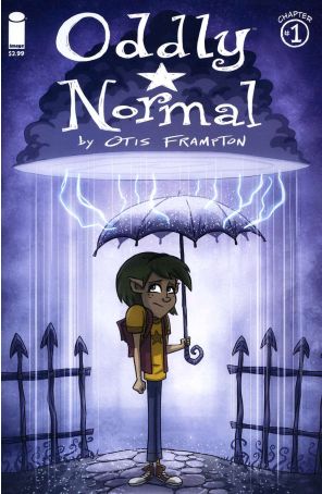 Oddly Normal (Vol. 2) 1 published by Image with cover art by Otis Frampton