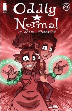 Oddly Normal (Vol. 2) 2A published by Image with cover art by Otis Frampton