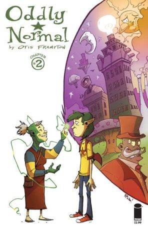Oddly Normal (Vol. 2) 2B published by Image with cover art by Rob Guillory