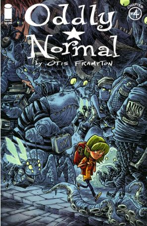 Oddly Normal (Vol. 2) 4B published by Image with cover art by Robb Mommaerts