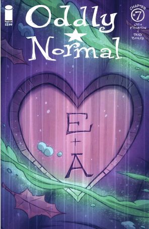 Oddly Normal (Vol. 2) 7A published by Image with cover art by Otis Frampton