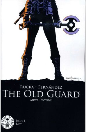 The Old Guard 1 published by Image with cover art by Leandro Fernandez