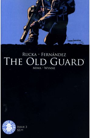 The Old Guard 3 published by Image with cover art by Leandro Fernandez