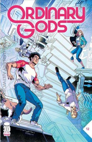Ordinary Gods 12 published by Image with cover art by Frank William