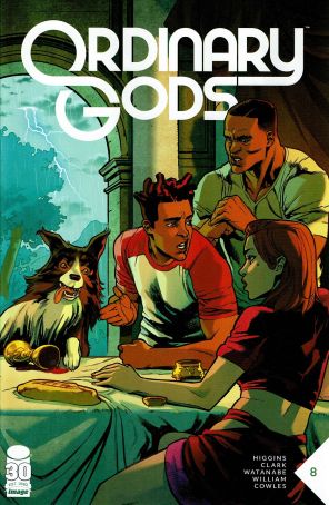 Ordinary Gods 8 published by Image with cover art by Frank William