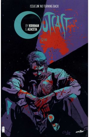Outcast (Image) 24 published by Image with cover art by Paul Azaceta
