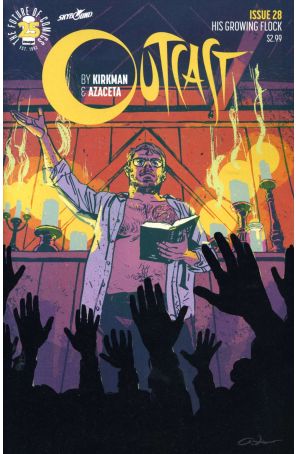 Outcast (Image) 28 published by Image with cover art by Paul Azaceta