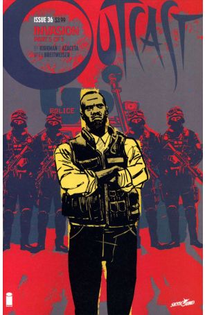 Outcast (Image) 36 published by Image with cover art by Paul Azaceta