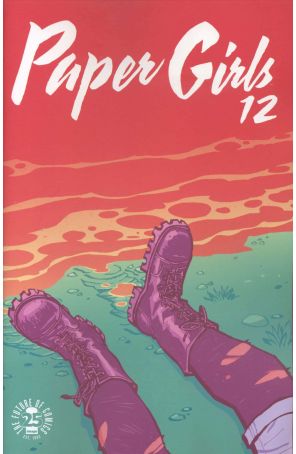 Paper Girls 12 published by Image with cover art by Cliff Chang