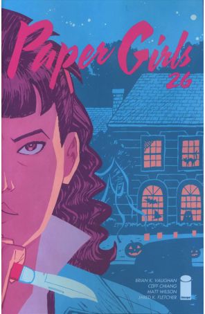 Paper Girls 26 published by Image with cover art by Cliff Chang