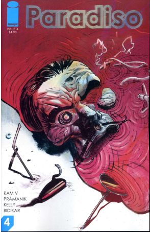Paradiso 4A published by Image with cover art by Dev Pramanik and Dearbhla Kelly