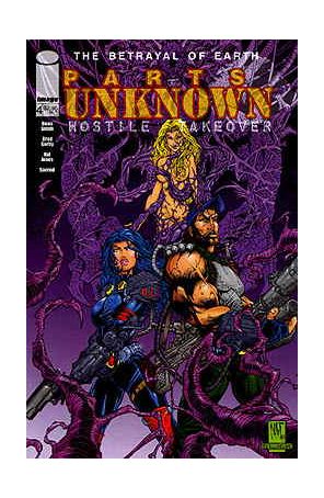 Parts Unknown: Hostile Takeover 4 published by Image with cover art by Nat Jones