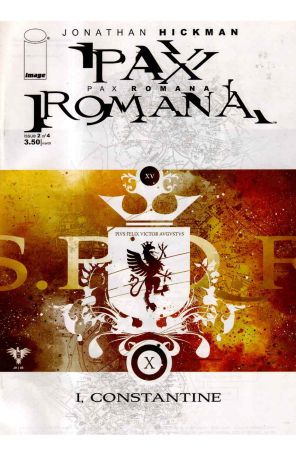 Pax Romana 2 published by Image with cover art by Jonathan Hickman