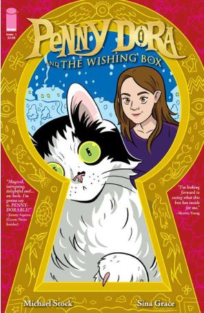Penny Dora and the Wishing Box 1B published by Image with cover art by Hope Larson
