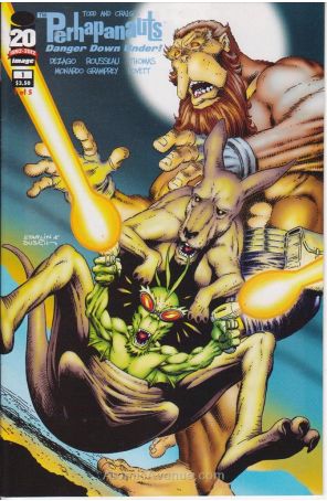 Perhapanauts: Danger Down Under 1B published by Image with cover art by Jim Starlin