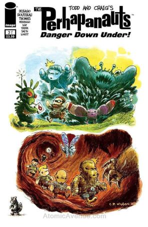 Perhapanauts: Danger Down Under 3B published by Image with cover art by Charles Paul Wilson Iii