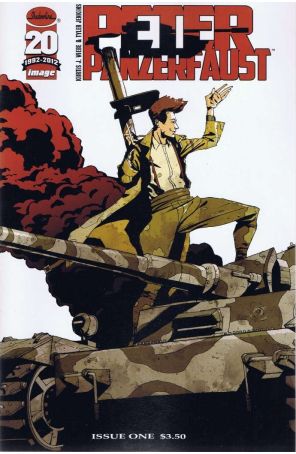 Peter Panzerfaust 1 published by Image with cover art by Tyler Jenkins