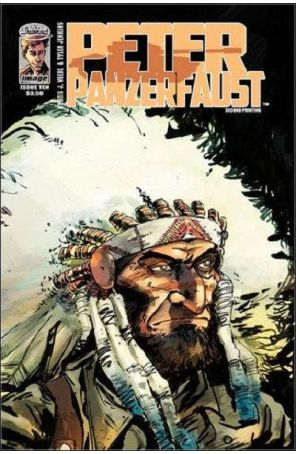 Peter Panzerfaust 10 (2nd) published by Image with cover art by Tyler Jenkins