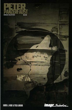 Peter Panzerfaust 11 published by Image with cover art by Tyler Jenkins
