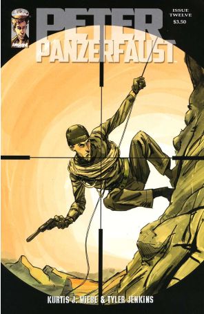 Peter Panzerfaust 12 published by Image with cover art by Tyler Jenkins