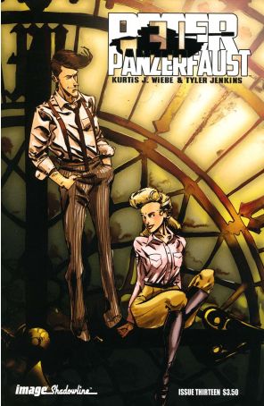 Peter Panzerfaust 13 published by Image with cover art by Tyler Jenkins
