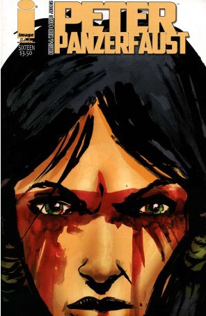 Peter Panzerfaust 16 published by Image with cover art by Tyler Jenkins