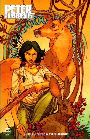Peter Panzerfaust 17 published by Image with cover art by Tyler Jenkins